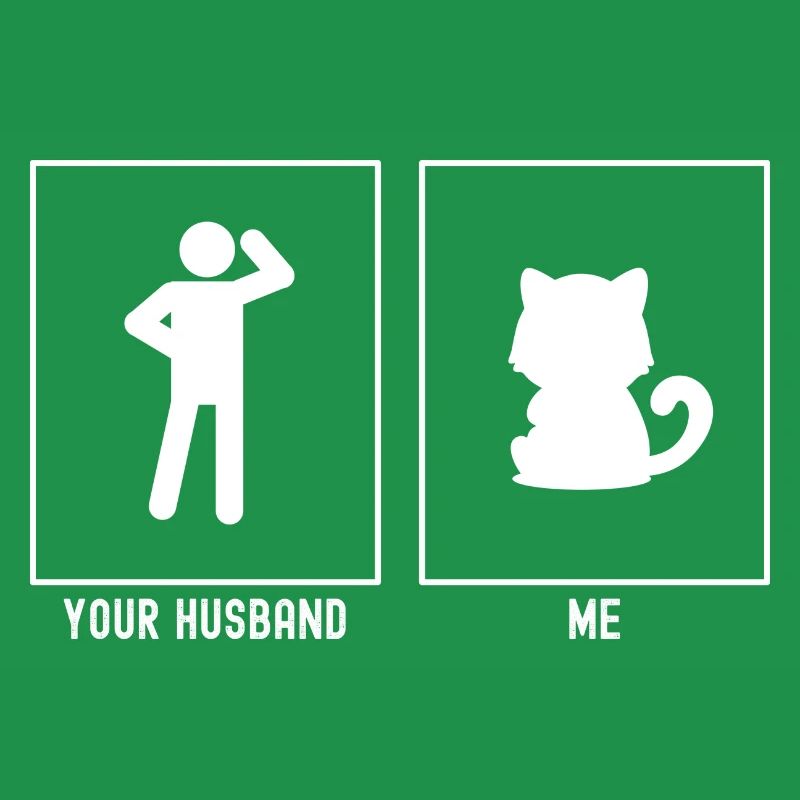 Votre mari - moi - chat