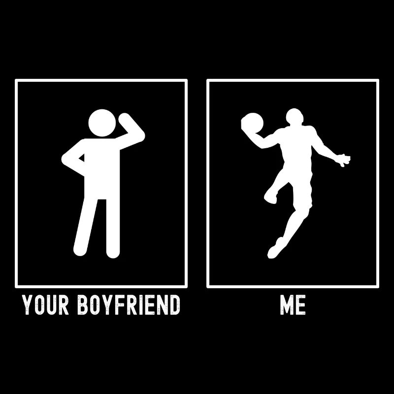 Dein Freund - Ich - Basketball Dunk Vektor