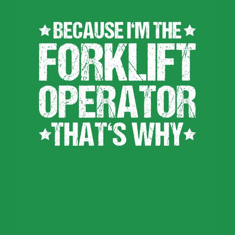 Staplerfahrer Gabelstaplerfahrer Forklift Operator