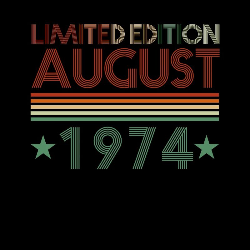 48th birthday August born 1974 Gift idea