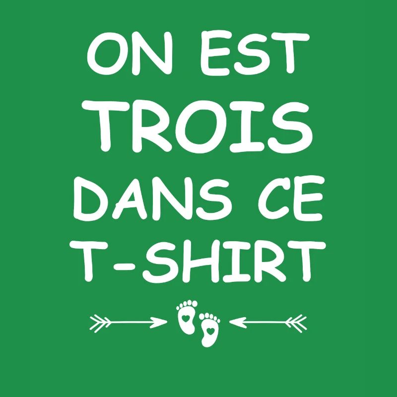 On est trois dans ce tshirt