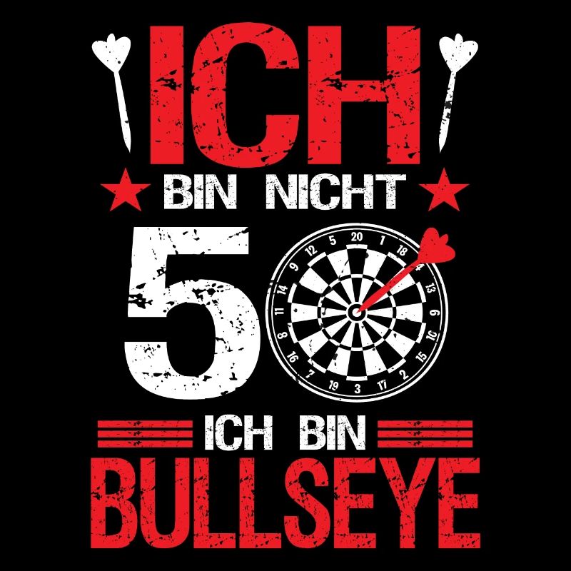 Dart Dartspieler Darten 50.Geburtstag Geschenk