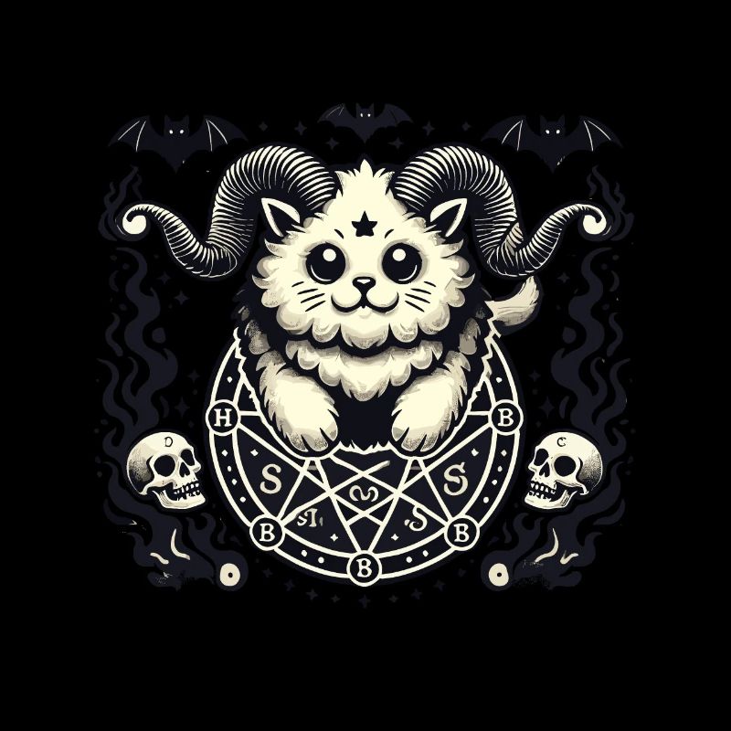 Mignon Lucifer chat drôle chats invocation