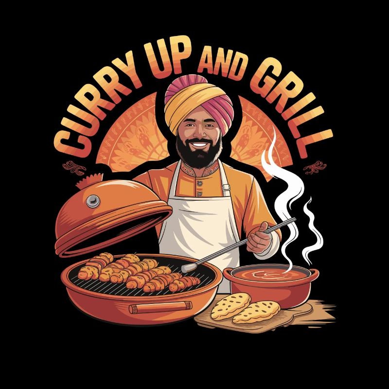 Curry Up et Grill BBQ Inde Cuisson