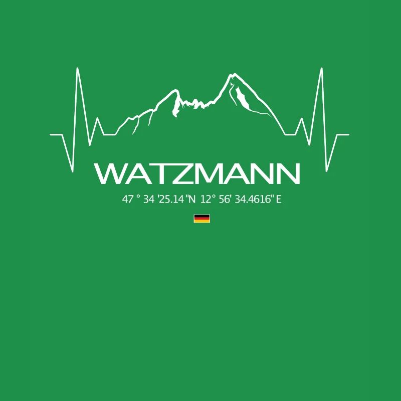 Watzmann Mountain Heartbeat ECG Frequency Pulse