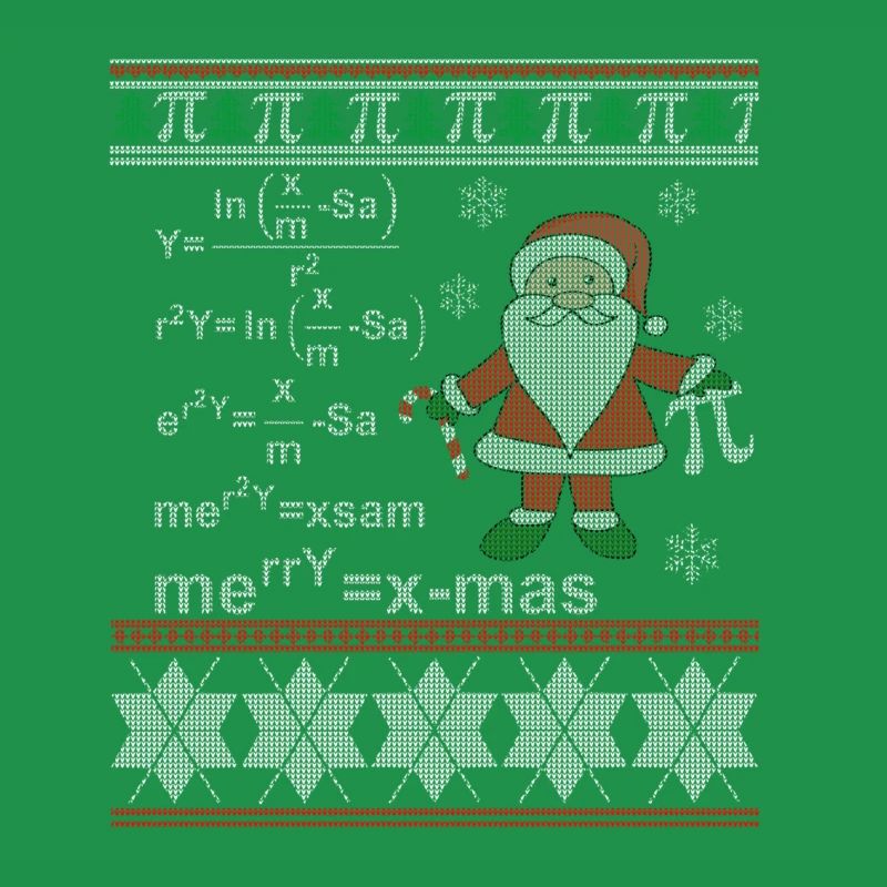 La formule de Christmas drôle de maths de Noël