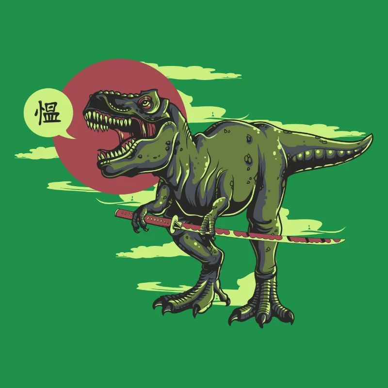 Samurai Rex Dinosaurier