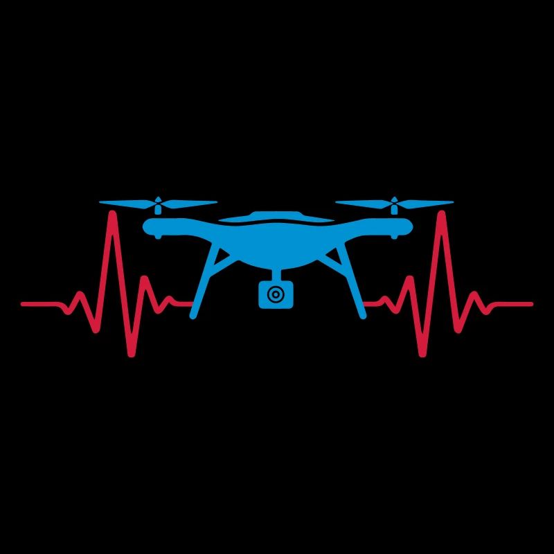 Heartbeat Drone Drone ECG | Colors can be changed