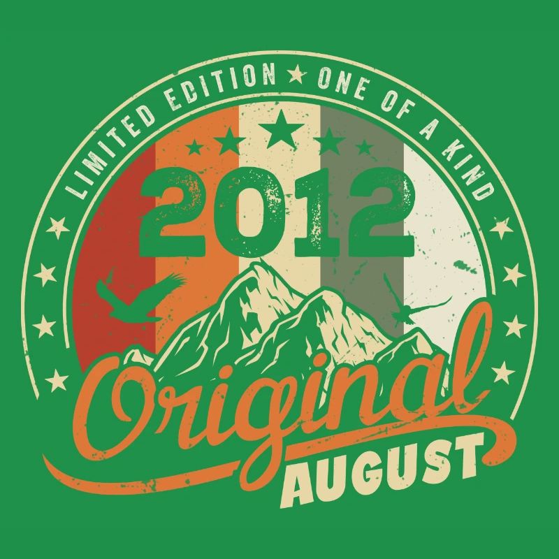 August 2012 Geburtstagsgeschenk August 2012 Retro 2012