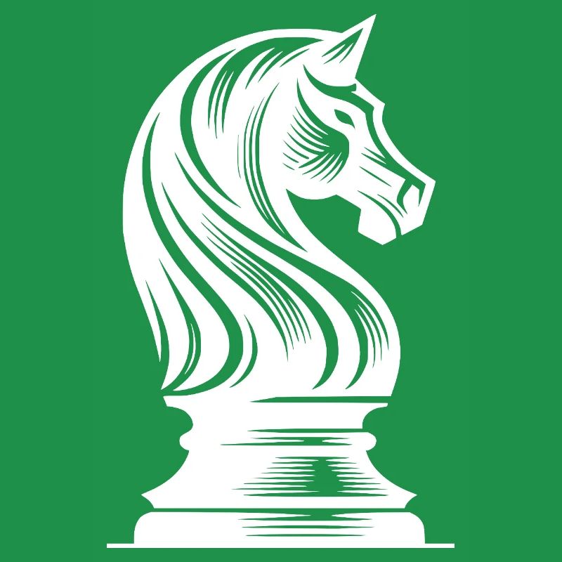 pièce d’échecs cheval chevalier dessin de cheval d’échecs