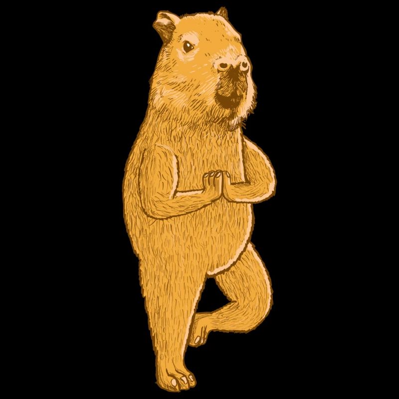 Capybara Yoga Exercise