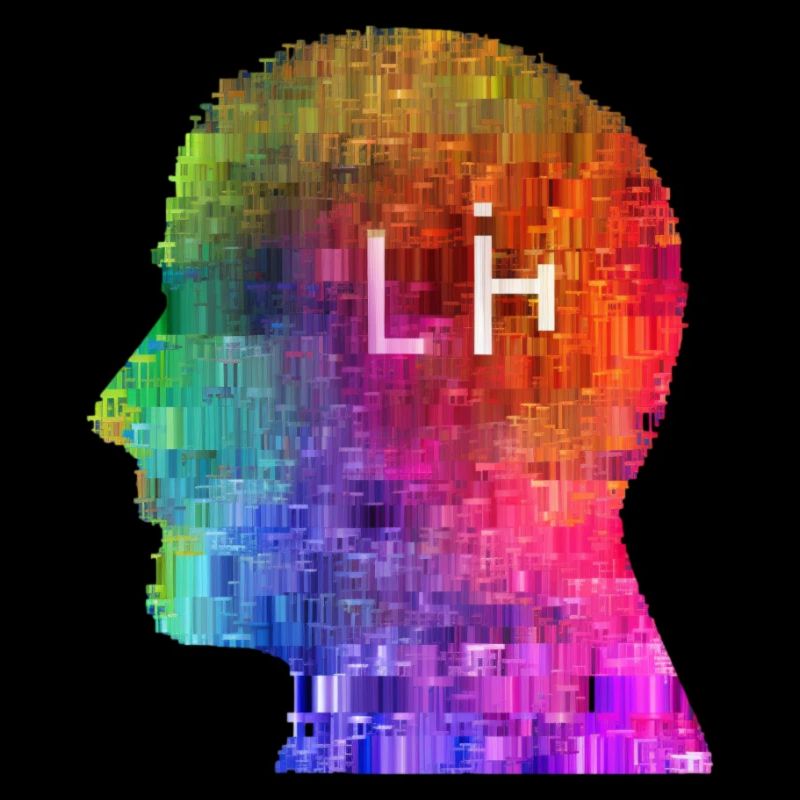 LGBTQIA+ Regenbogen KI Glitch