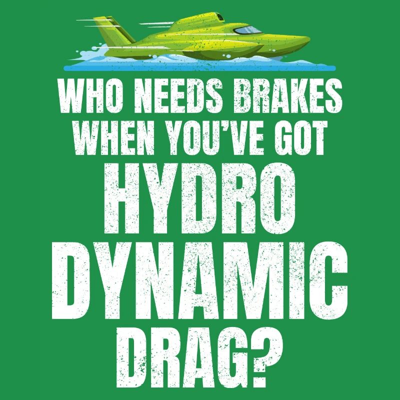 Freins hydrodynamiques de course d’hydroplanes non inclus