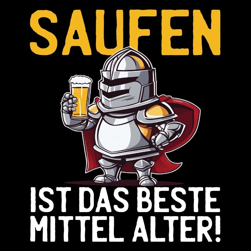 Saufen Ist das beste Mittelalter Spruch Ritter