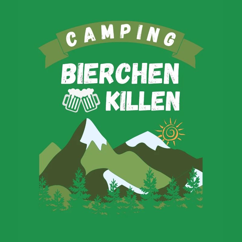 Camping Bierchen killen - Design