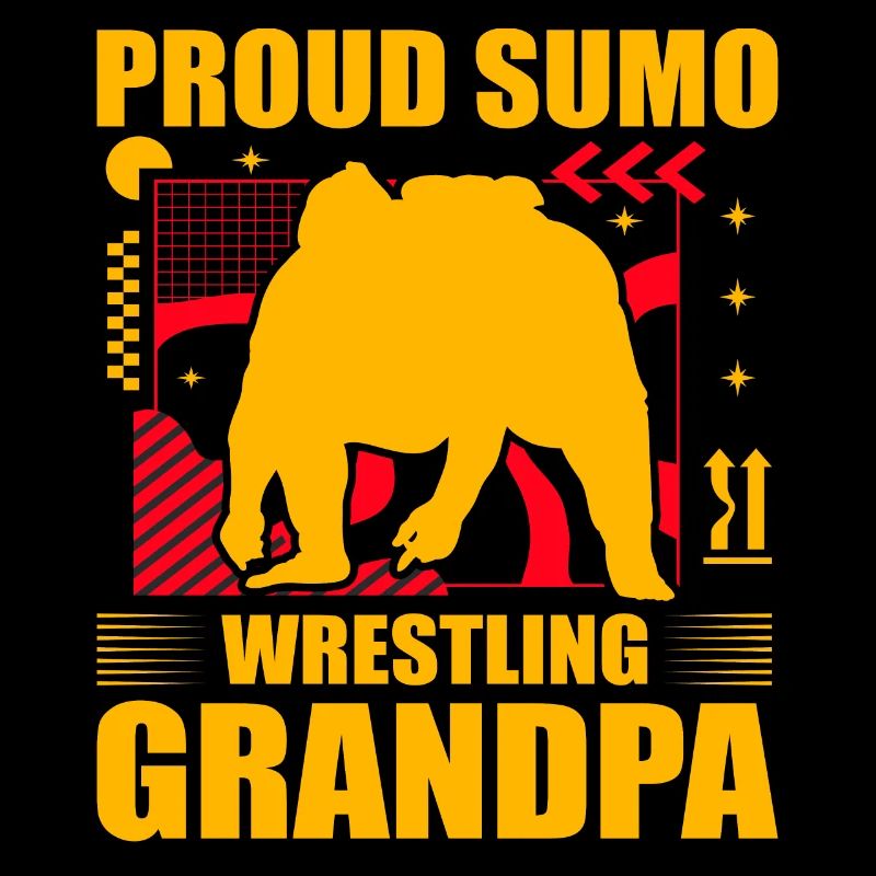 Stolzer Sumo-Ringer-Opa