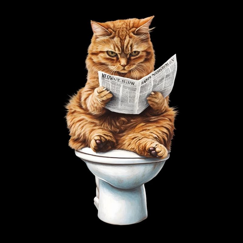 Drôle de chat chat propriétaire de chat Loo Cat Pet
