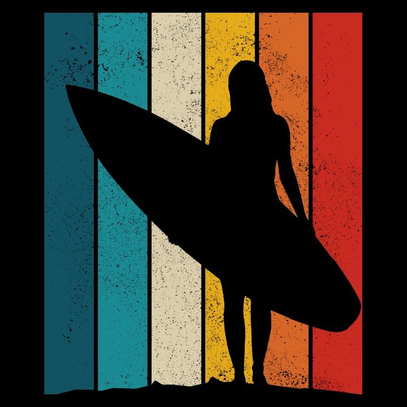 Surfen Vintage Surfer Geschenk