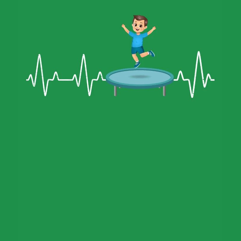 Trampoline Young Jumping