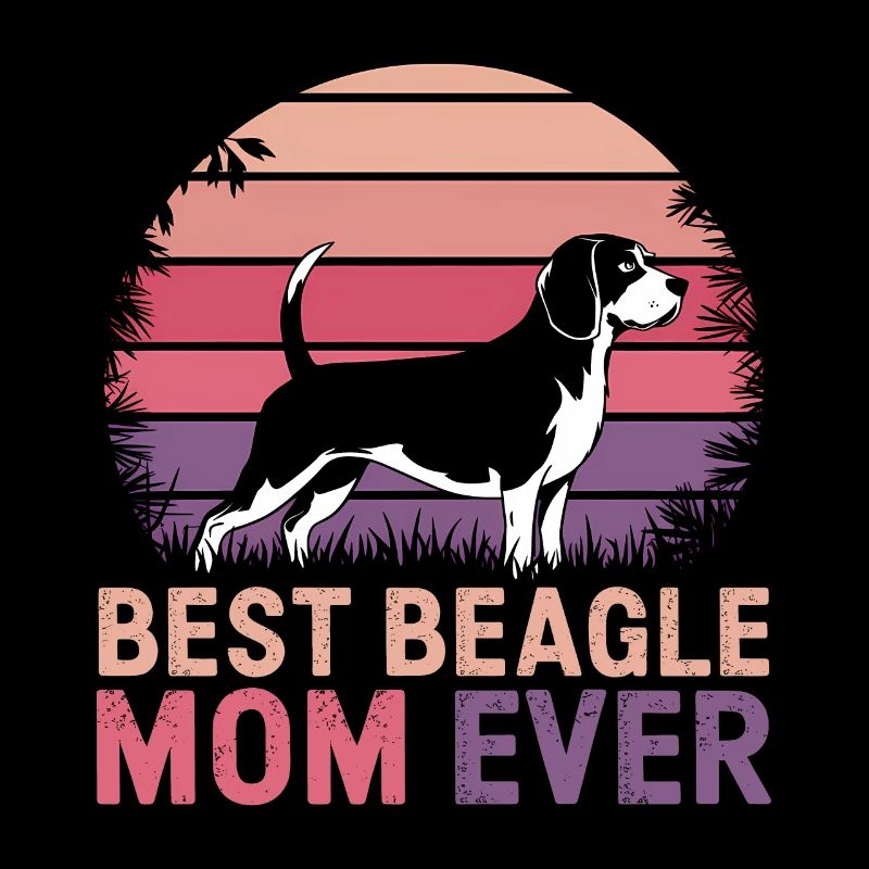 Beagle Mama Hund Mutter Lustiges Beagle Geschenk
