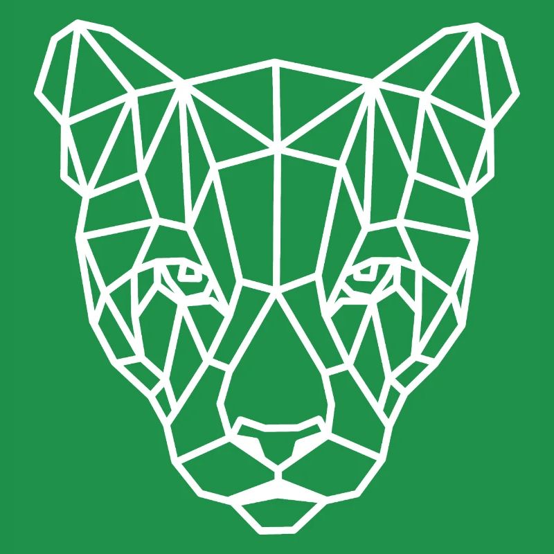 Head Geometric Jaguar