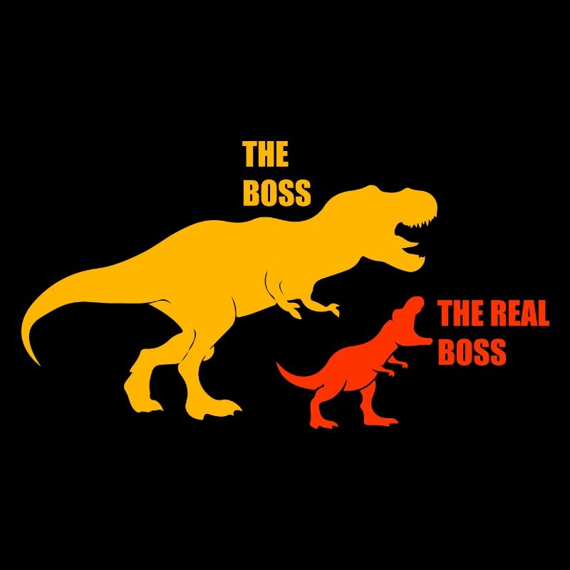 Papa Sohn T-Rex Dinosaurier