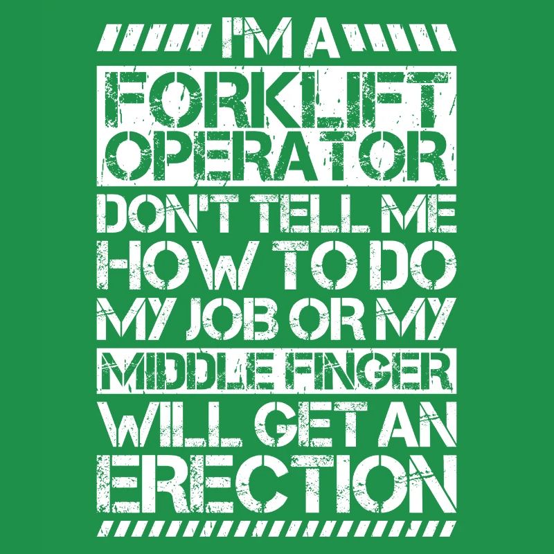 Staplerfahrer Gabelstaplerfahrer Forklift Operator