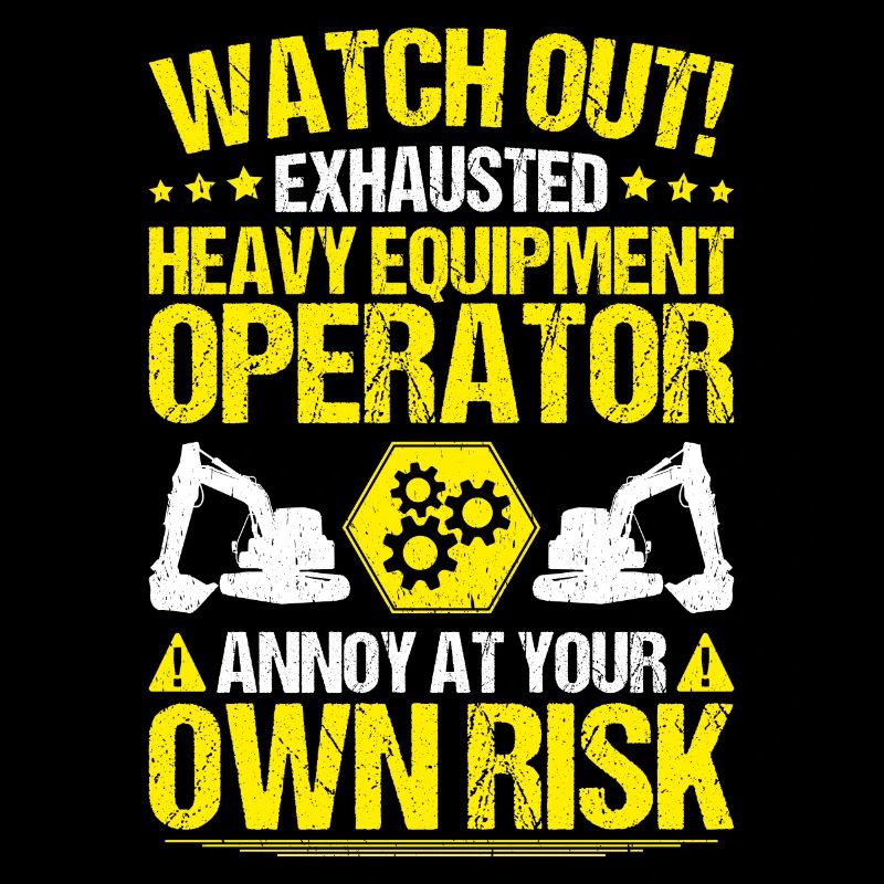 Baggerfahrer Baggerführer Heavy Equipment Operator