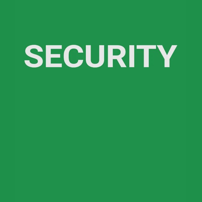 Security - back, back, back labeled