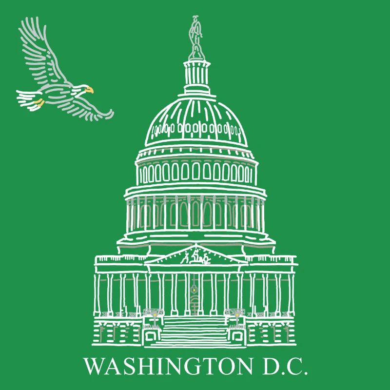 Washington D.C., Structure du Capitole, Pygargue à tête blanche