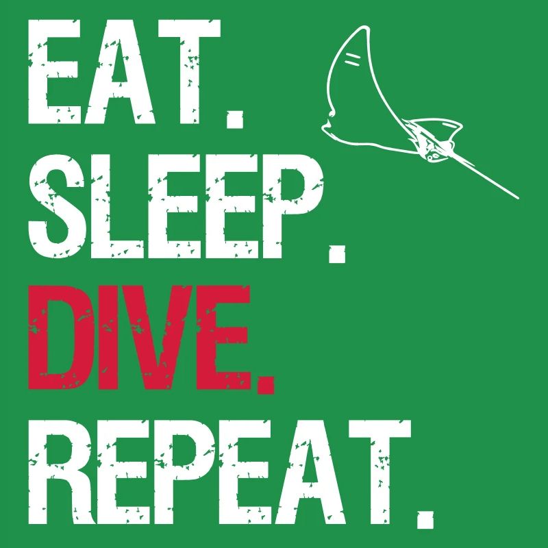 Eat Sleep Dive Repeat - Adlerrochen