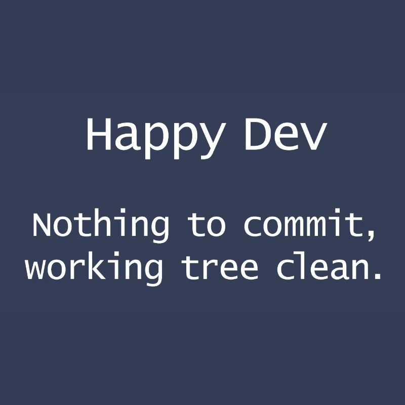 Nothing to commit