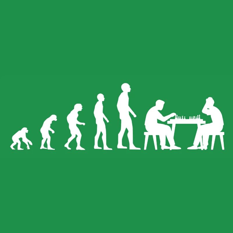Schach Evolution Geschenk