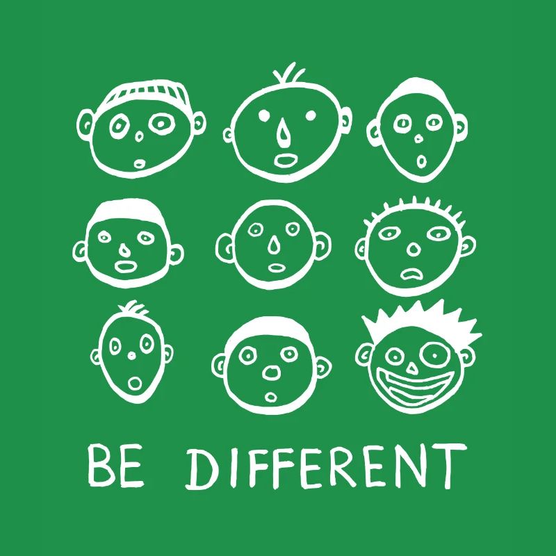 Be different be different statement cool funny