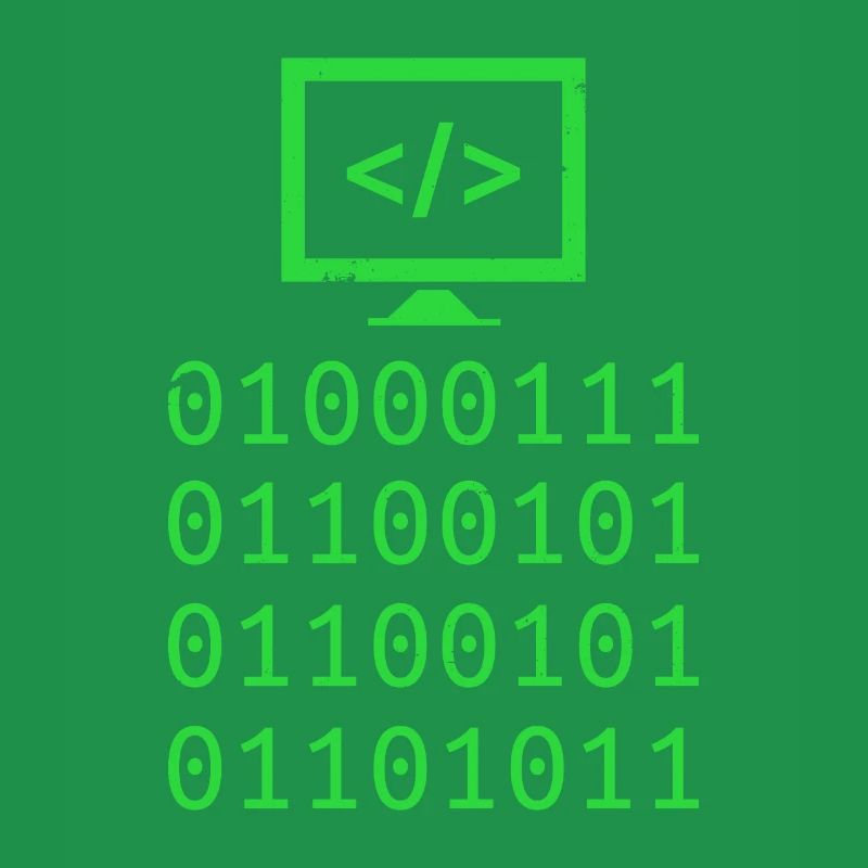 Cadeau de programmation de codage de code binaire