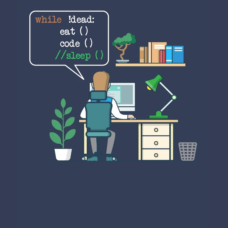 Eat Code Sleep | Funny Coder Programmierer