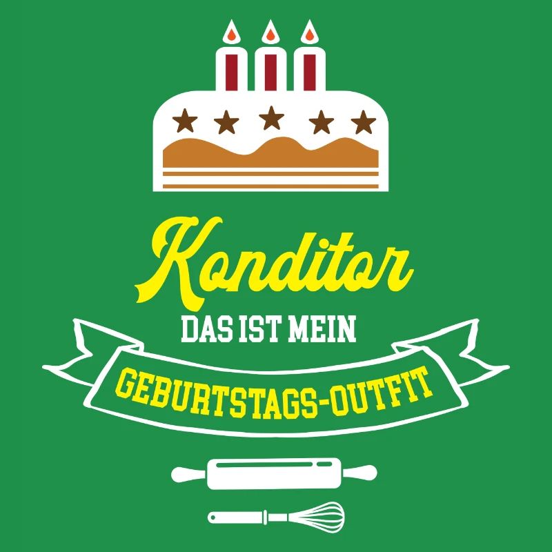 Konditor Geburtstag Bäcker Geburtstagsgeschenk