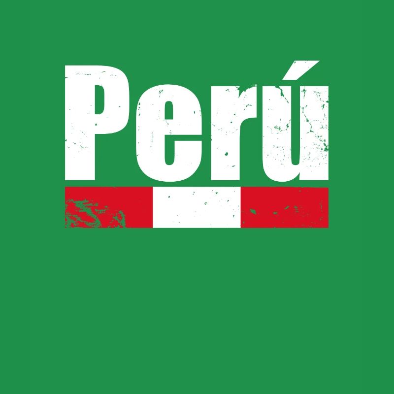 Peru Vintage Peruvian Flag Peruvian