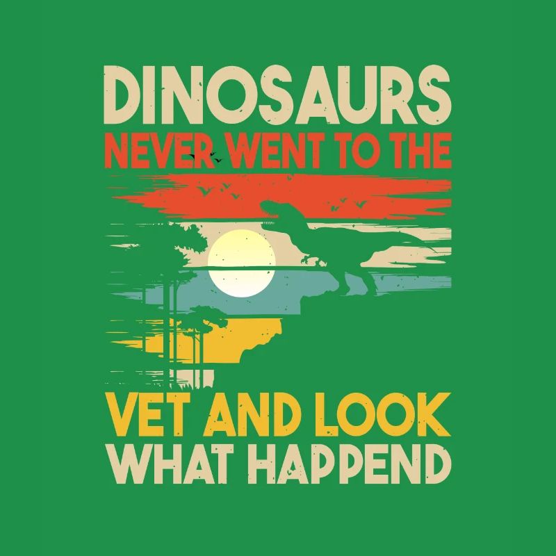 Funny Veterinary Dinosaur Veterinary Technician