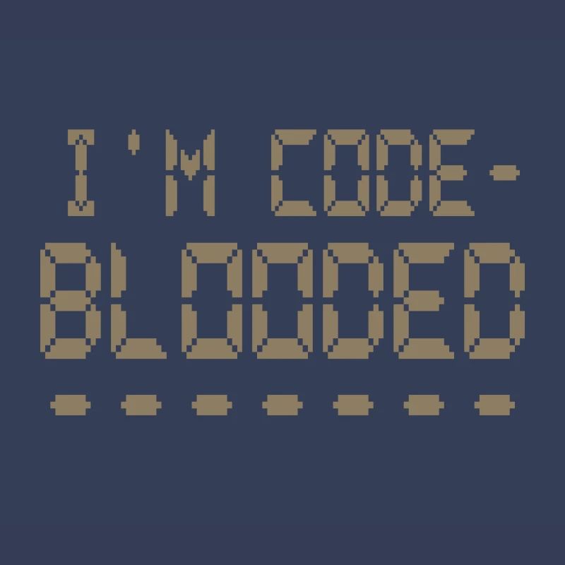 Computerprogrammierung Ich bin Code Blooded Programmierer