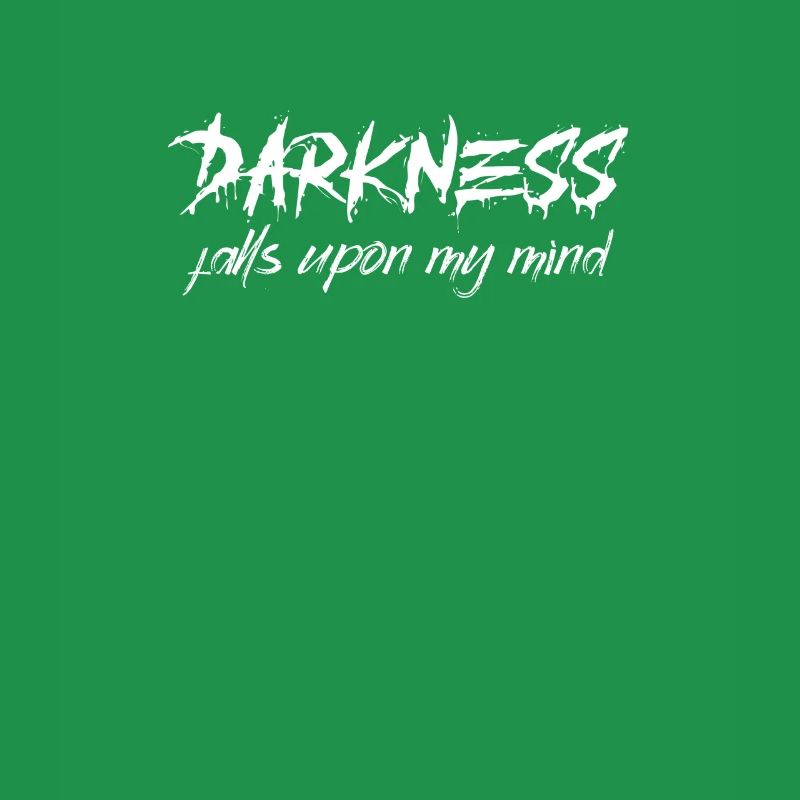 Goth Gothic Darkness Falls on My Mind