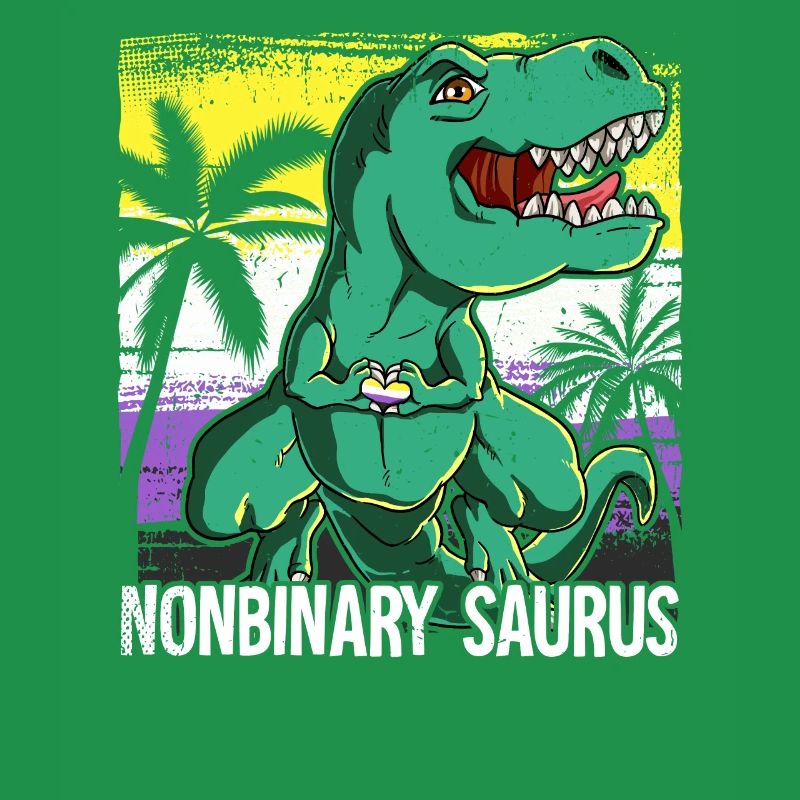 Pride LGBTQ Nonbinary Saurus Costume Pride Month