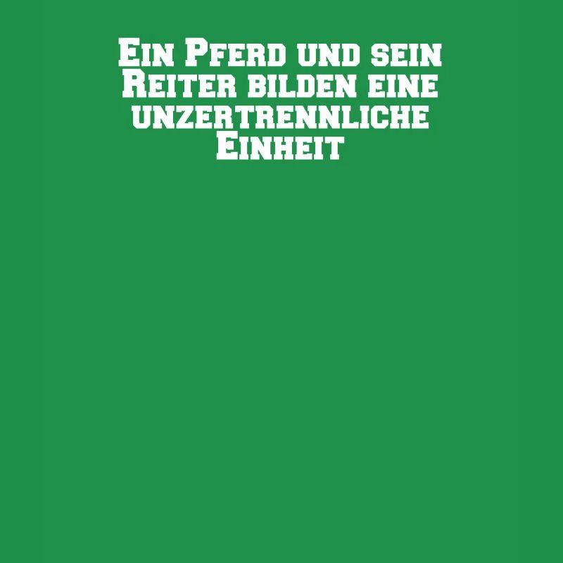 Reiten - Ein Pferd und sein Reiter bilden eine