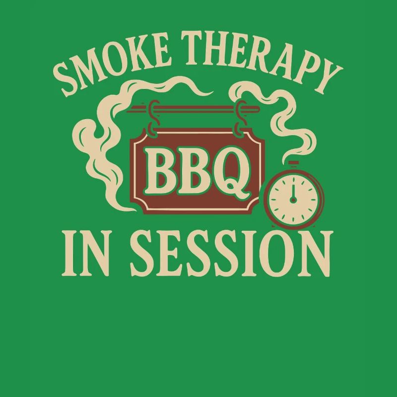 Bbq Therapy Grillmaster Humor Pit