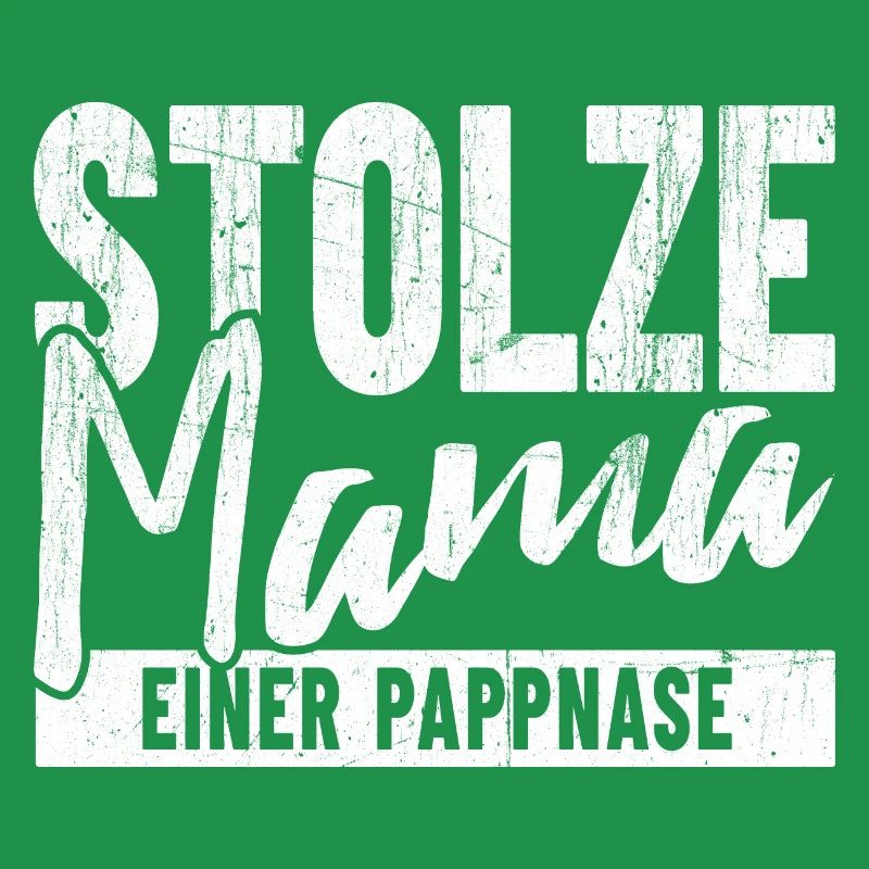 Stolze Mama einer Pappnase
