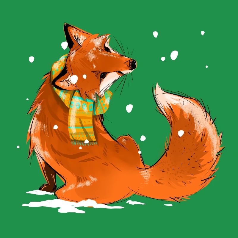 Fuchs im Schnee