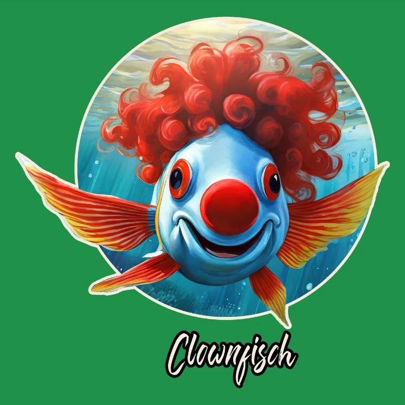 Pun ambiguous german expression - Clownfisch
