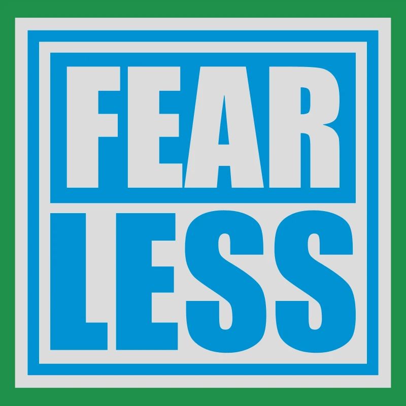 Conception de citation de texte intrépide