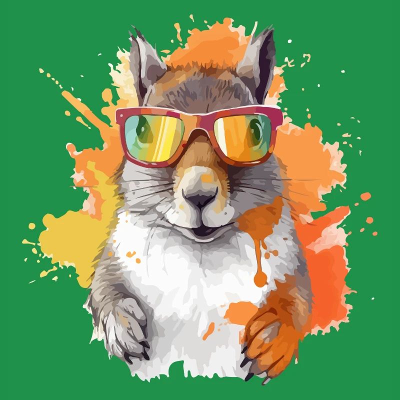 Tom the spectacled squirrel