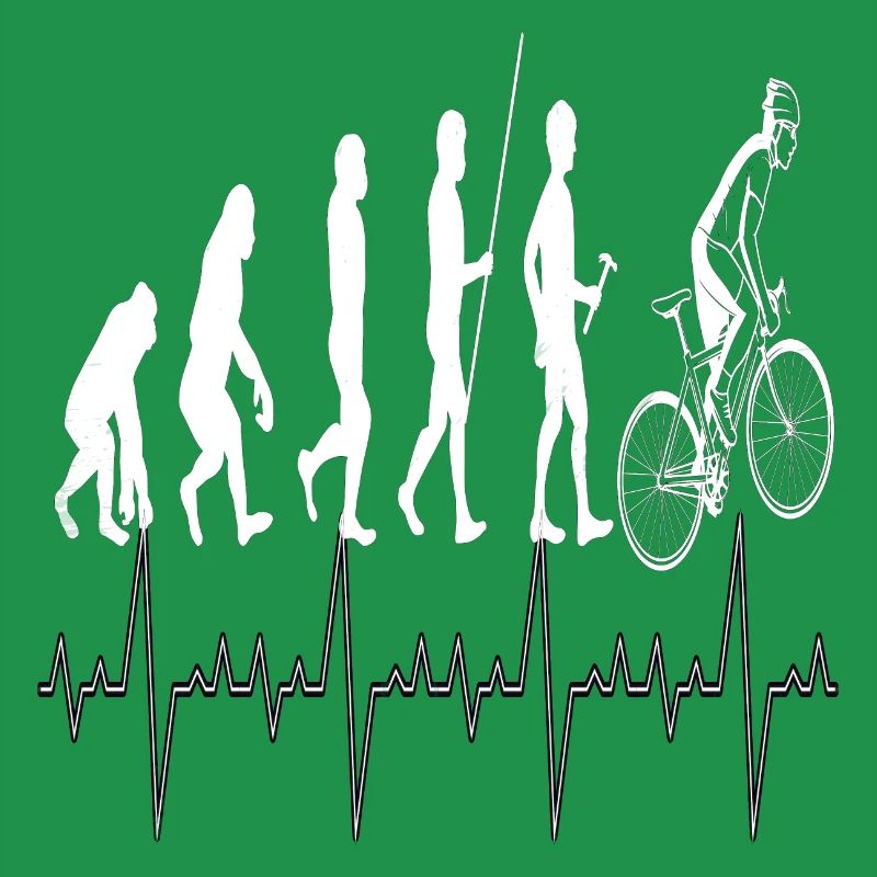 Evolution cycliste, design de vélo cool